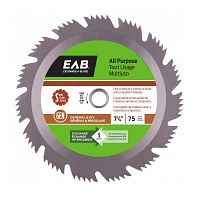 7 1/4" x 75 Teeth All Purpose   Saw Blade Recyclable Exchangeable